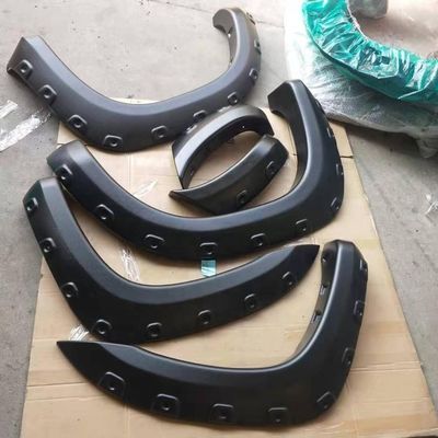 トヨタタコマ 2005-2011 ロングベッド用のカスタマイズされたシルバーカーホイールフェンダーフラワー