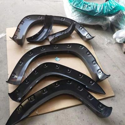 トヨタタコマ 2005-2011 ロングベッド用のカスタマイズされたシルバーカーホイールフェンダーフラワー