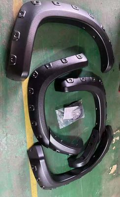 トヨタタコマ 2005-2011 ロングベッド用のカスタマイズされたシルバーカーホイールフェンダーフラワー